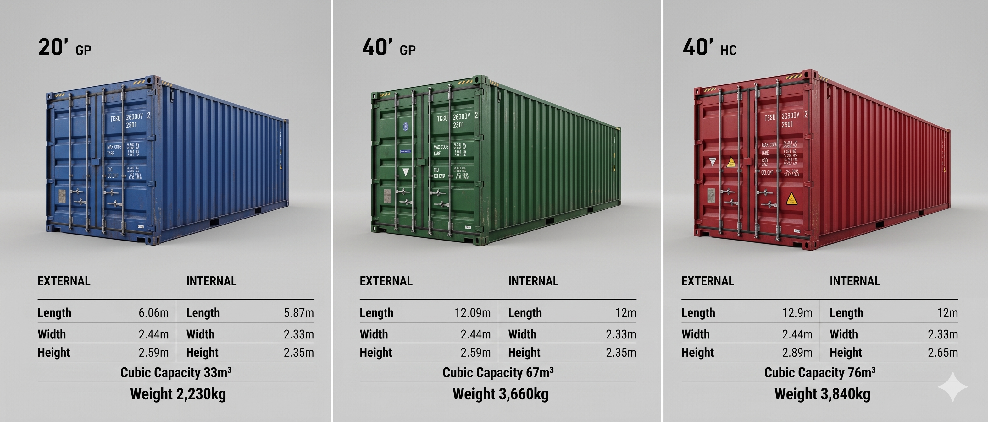 Container Specifications